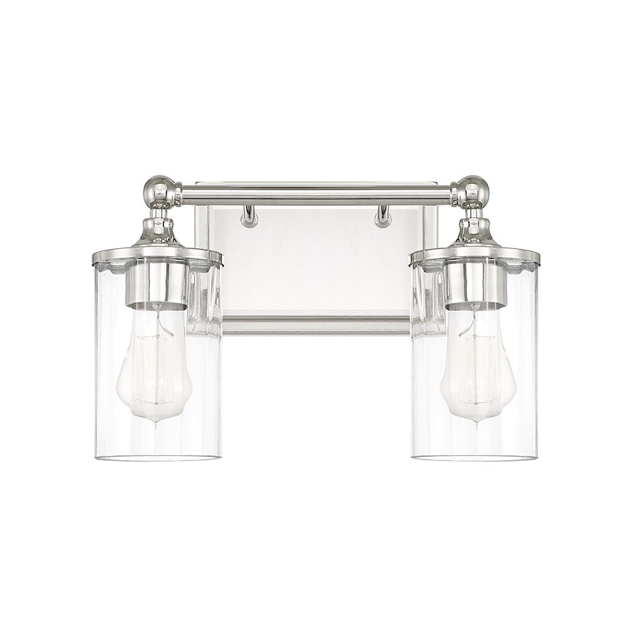 Bathroom Vanity Light, Polished Nickel
