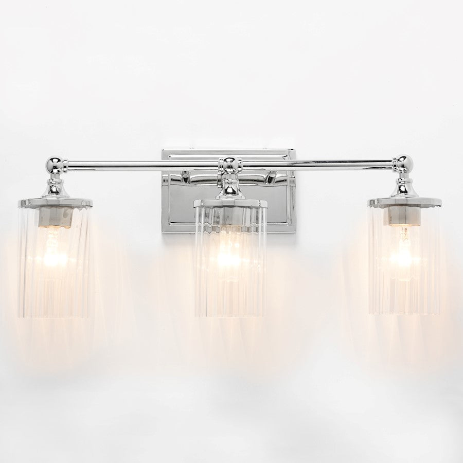 Bathroom Vanity Light, Polished Nickel