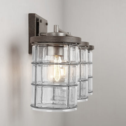 3 Light Bathroom Vanity Light, Grey