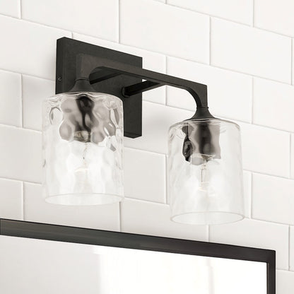 Bathroom Vanity Light, Black Iron