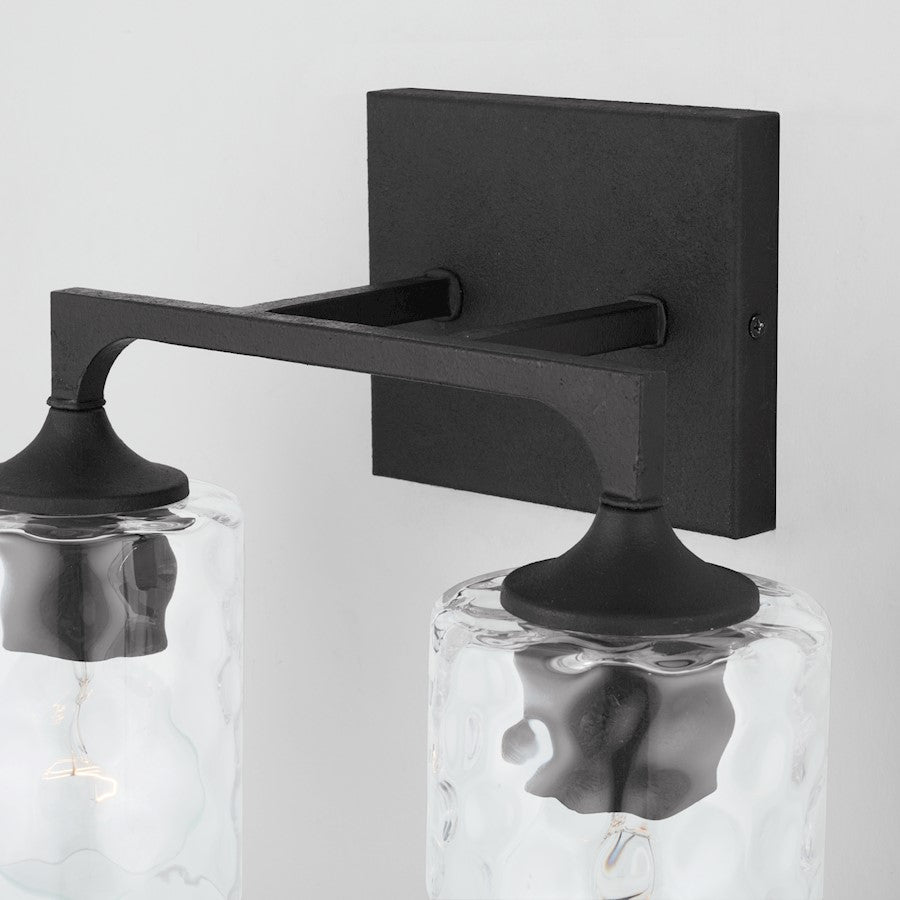 Bathroom Vanity Light, Black Iron