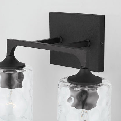 Bathroom Vanity Light, Black Iron
