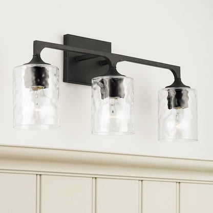 Bathroom Vanity Light, Black Iron