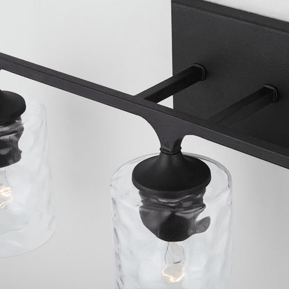 Bathroom Vanity Light, Black Iron