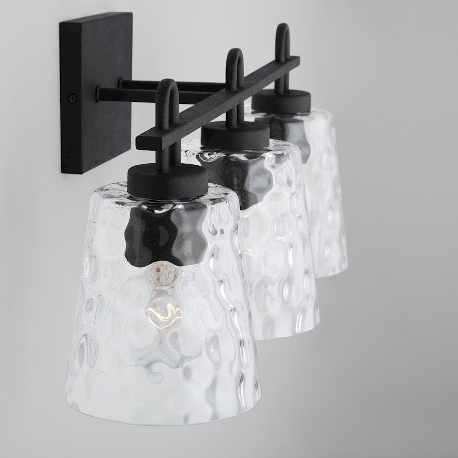 Bathroom Vanity Light, Black Iron