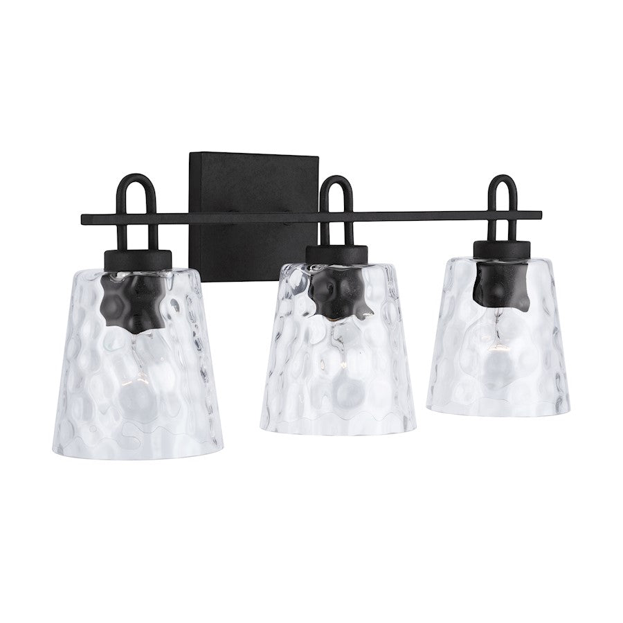 Bathroom Vanity Light, Black Iron