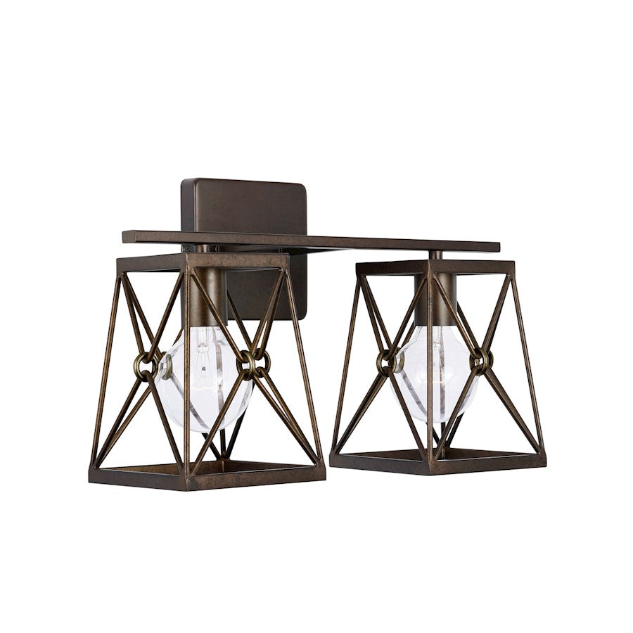 Bathroom Vanity Light, Buffed Bronze