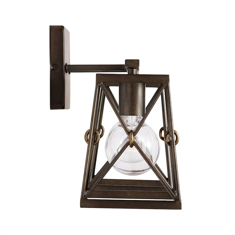 Bathroom Vanity Light, Buffed Bronze
