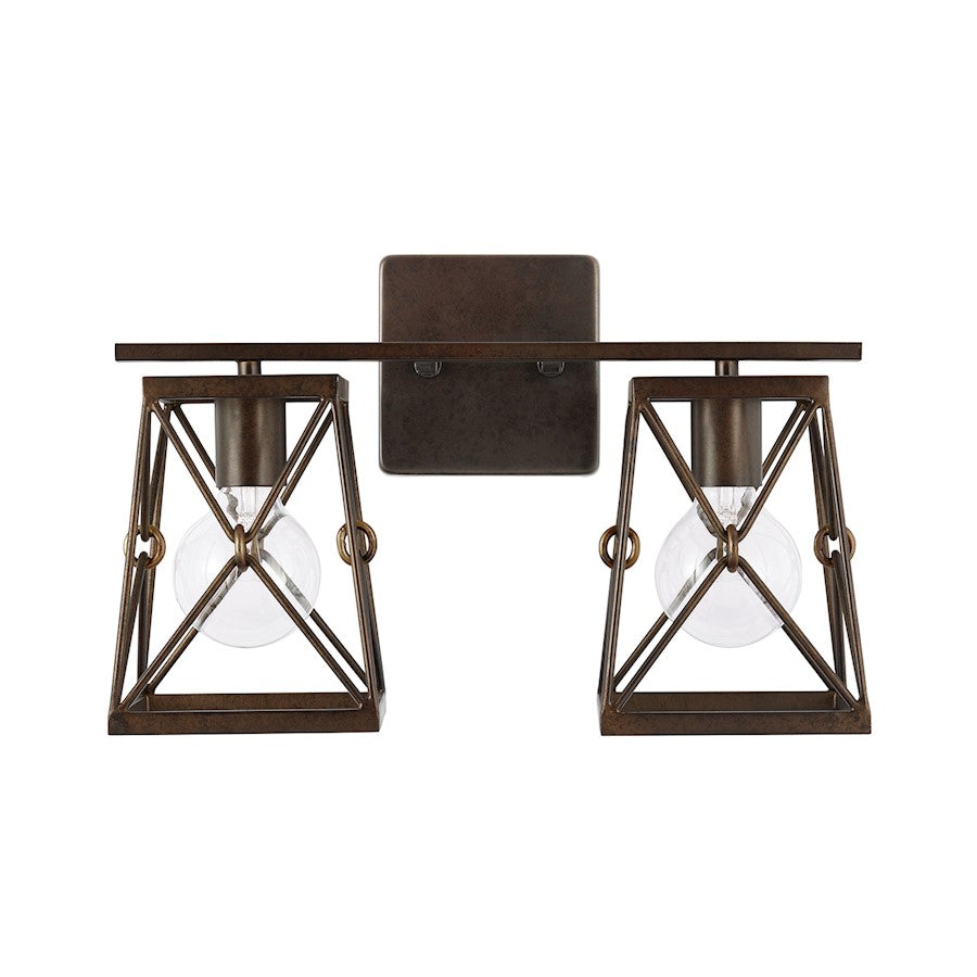 Bathroom Vanity Light, Buffed Bronze