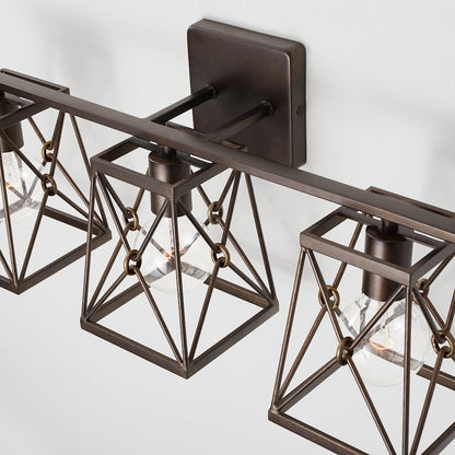 Bathroom Vanity Light, Buffed Bronze