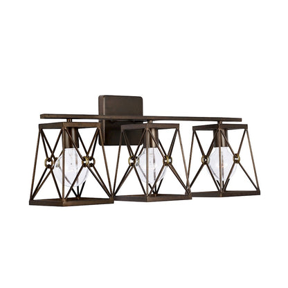 Bathroom Vanity Light, Buffed Bronze