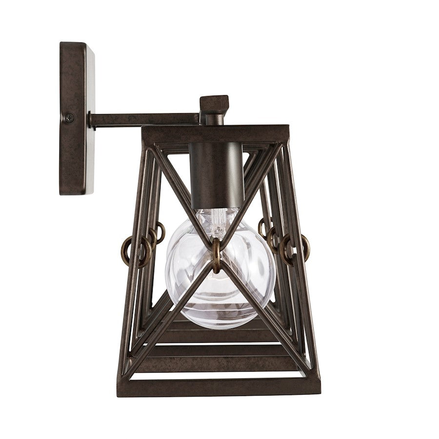 Bathroom Vanity Light, Buffed Bronze