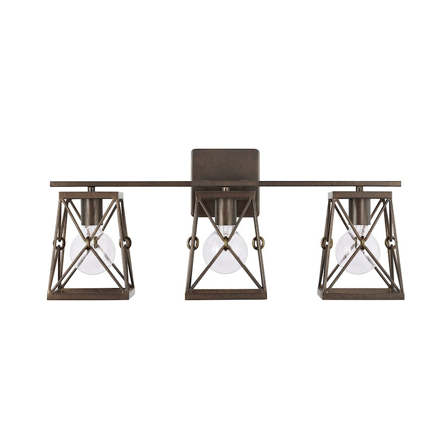 Bathroom Vanity Light, Buffed Bronze