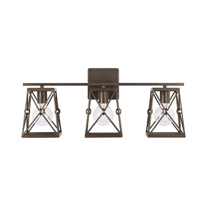 Bathroom Vanity Light, Buffed Bronze