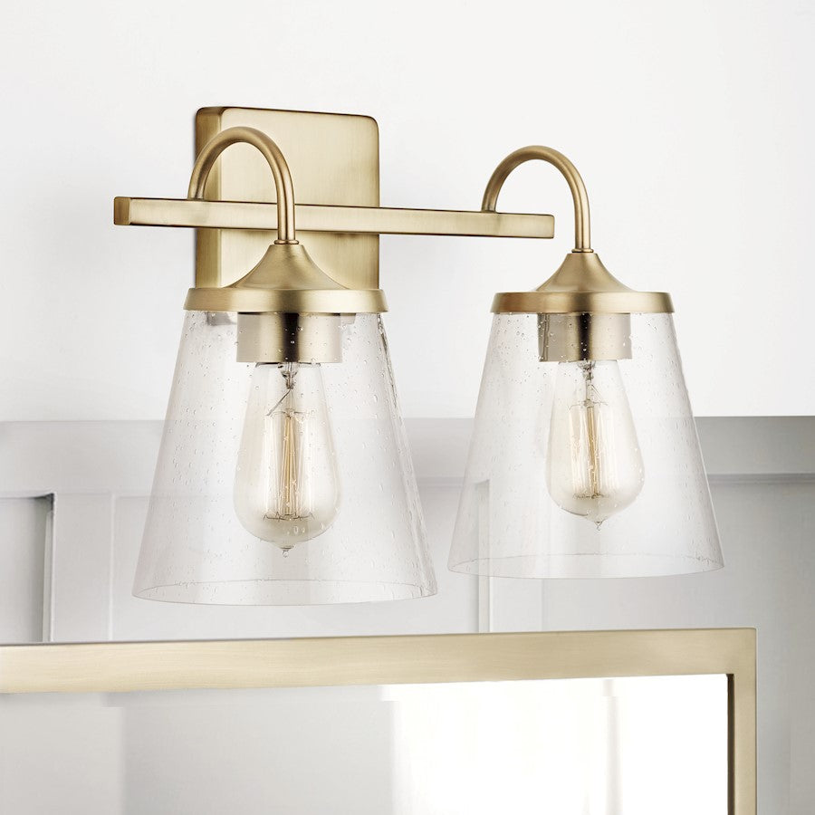 Bathroom Vanity Light, Clear Seeded