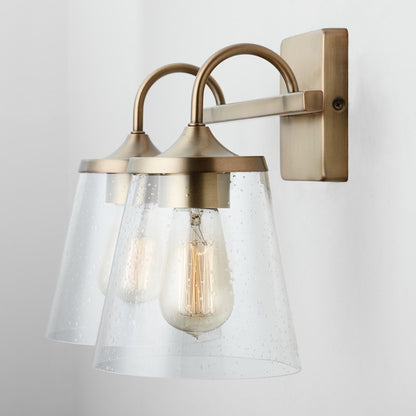 Bathroom Vanity Light, Clear Seeded