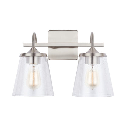 Bathroom Vanity Light, Clear Seeded