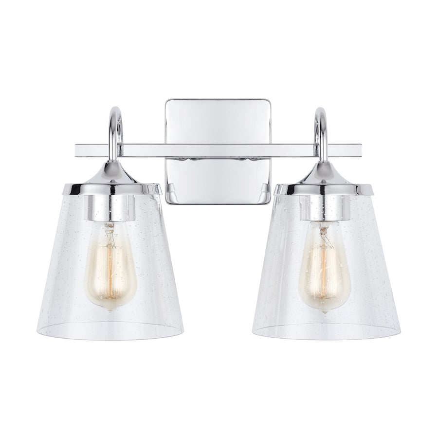 Bathroom Vanity Light, Clear Seeded