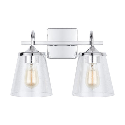 Bathroom Vanity Light, Clear Seeded
