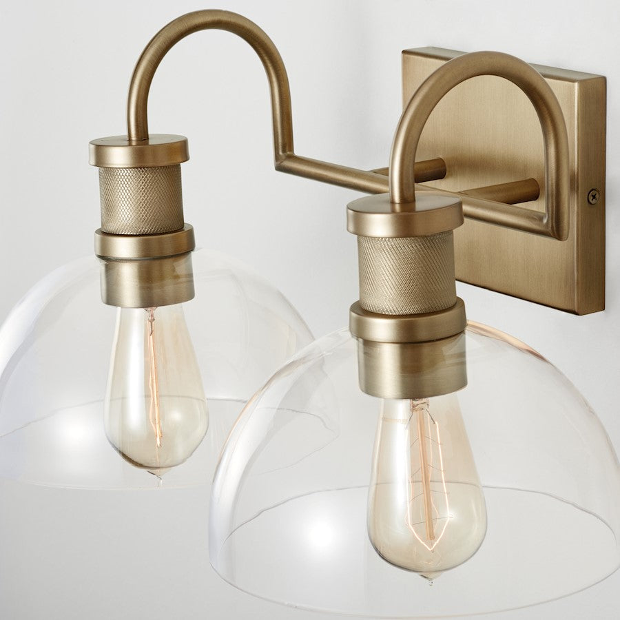Bathroom Vanity Light, Aged Brass