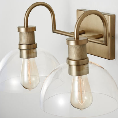 Bathroom Vanity Light, Aged Brass