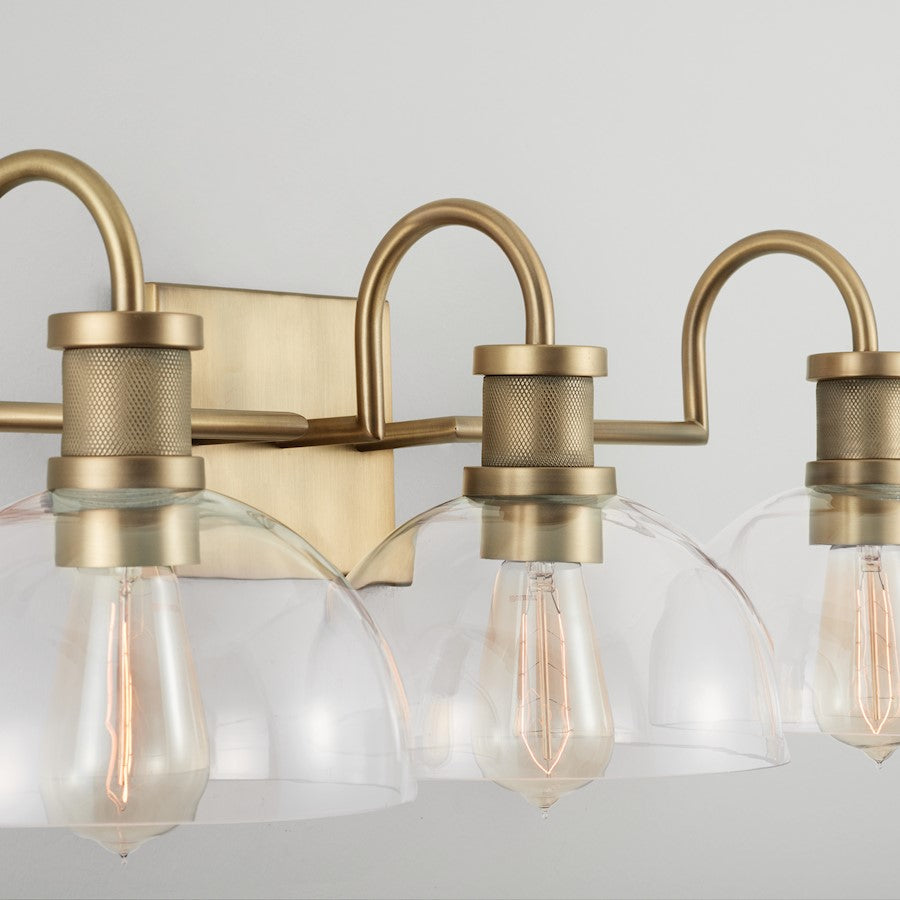 Bathroom Vanity Light, Aged Brass