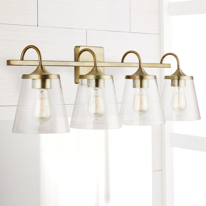 Bathroom Vanity Light, Clear Seeded