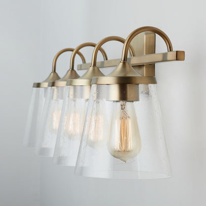 Bathroom Vanity Light, Clear Seeded