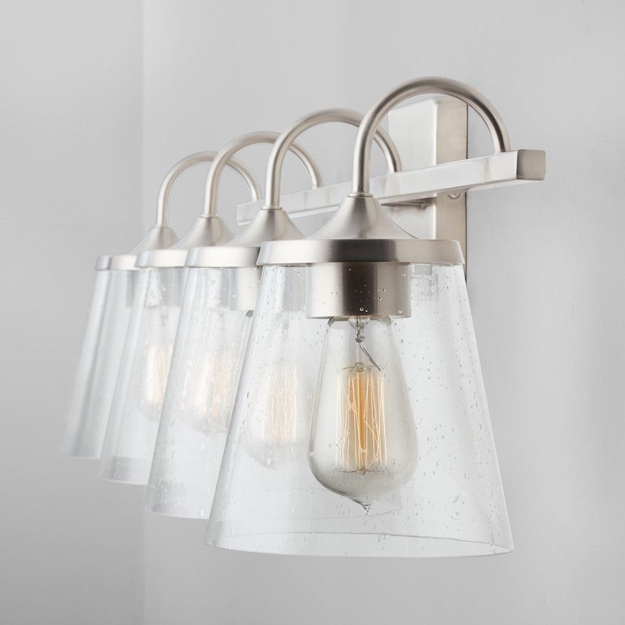 Bathroom Vanity Light, Clear Seeded