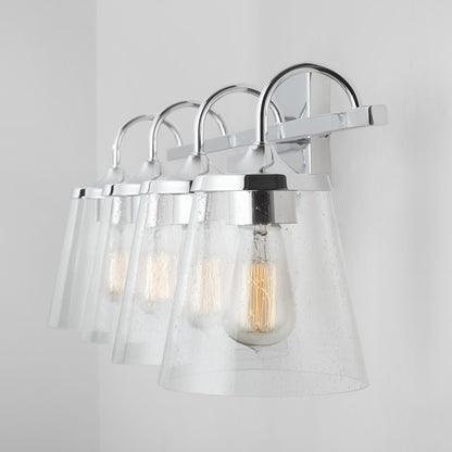 Bathroom Vanity Light, Clear Seeded