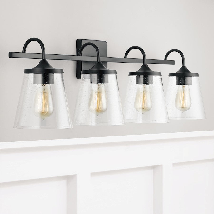 Bathroom Vanity Light, Clear Seeded
