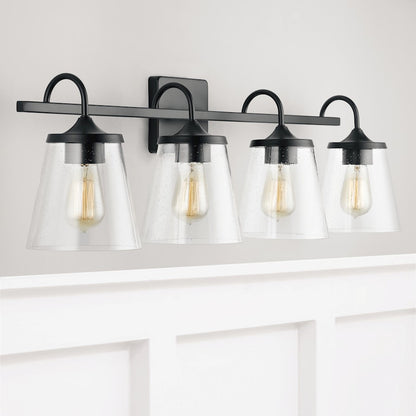 Bathroom Vanity Light, Clear Seeded