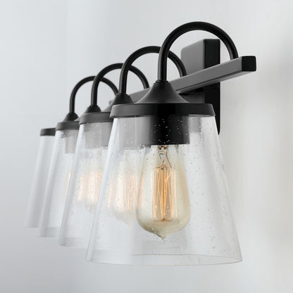 Bathroom Vanity Light, Clear Seeded