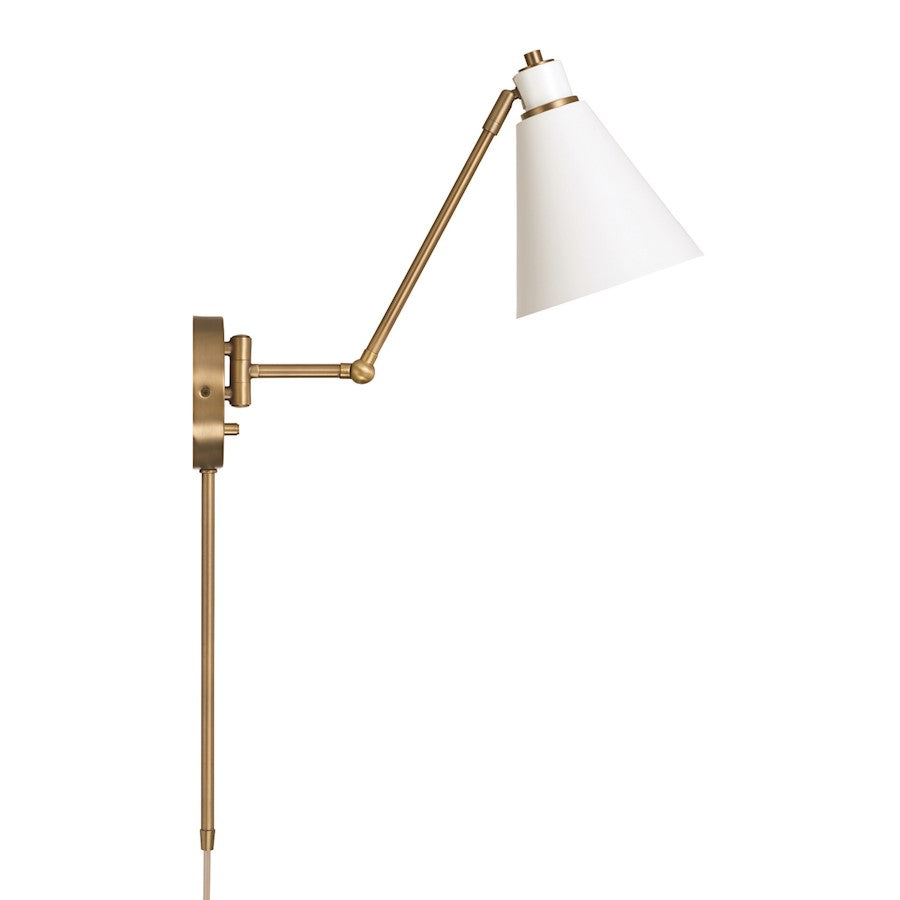 3 Light Bathroom Vanity Light, Aged Brass