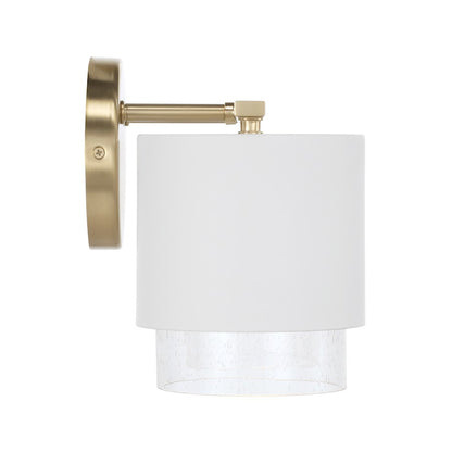 2 Light Bathroom Vanity Light, Brass