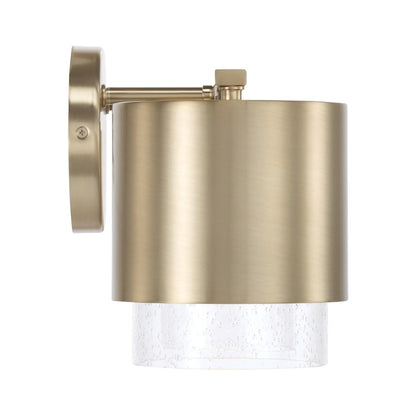 3 Light Bathroom Vanity Light, Matte Brass