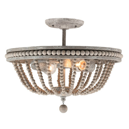 Capital Lighting Kayla 2 Light Semi-Flush Mount, Mystic Sand