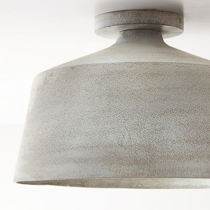 Capital Lighting Quarry 1Lt Semi Flush, Stucco