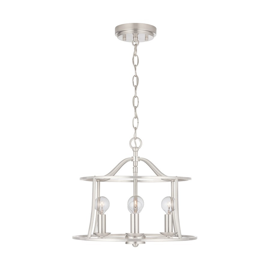 Capital Lighting Cameron 4-Light Semi-Flush, Brushed Nickel