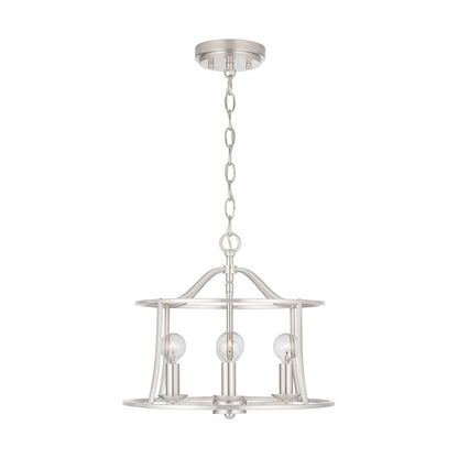 Capital Lighting Cameron 4-Light Semi-Flush, Brushed Nickel