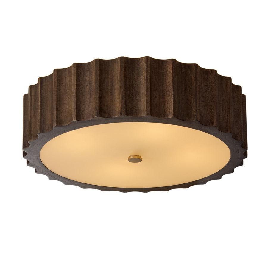 Capital Lighting Cody 4 Light Semi-Flush Mount, Matte Brass