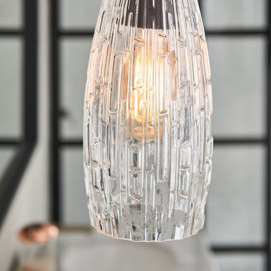 1 Light Convex Cylinder Pendant