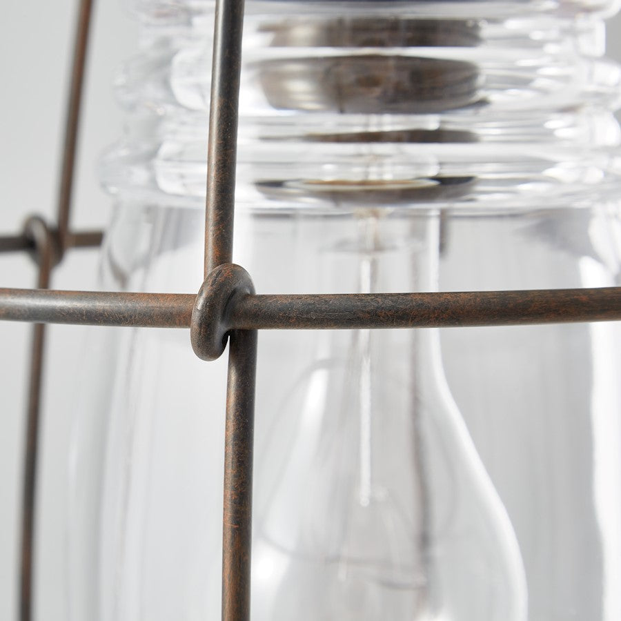 1 Light Pendant, Nordic Grey