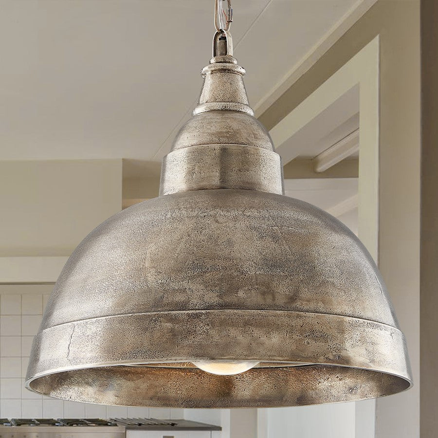 1 Light Pendant, Oxidized Nickel