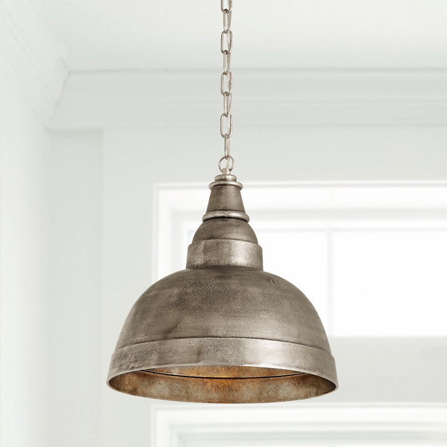 1 Light Pendant, Oxidized Nickel