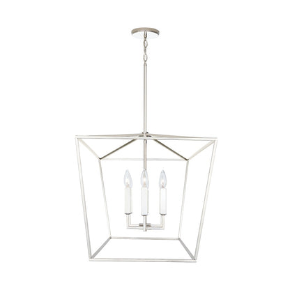 1 Light Pendant, Patinaed Brass