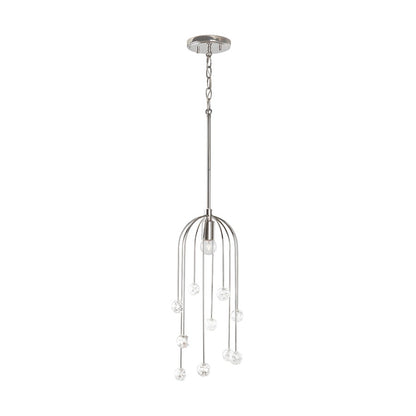 1 Light Pendant, Polished Nickel