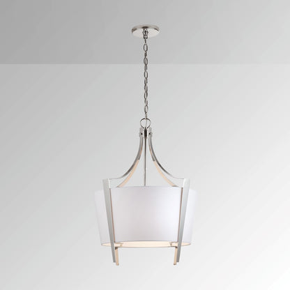 1 Light Pendant, Polished Nickel