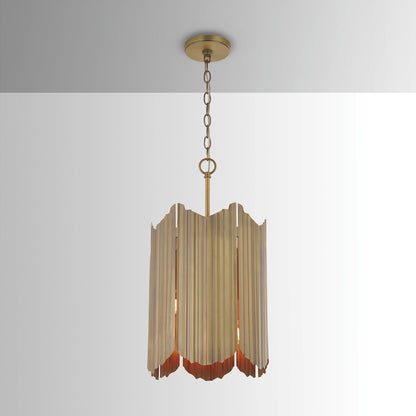 Pendant, Aged Brass