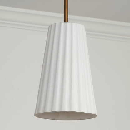 Pendant, Patinaed Brass